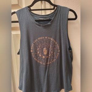 Spiritual Gangster, XL, cadet blue tank